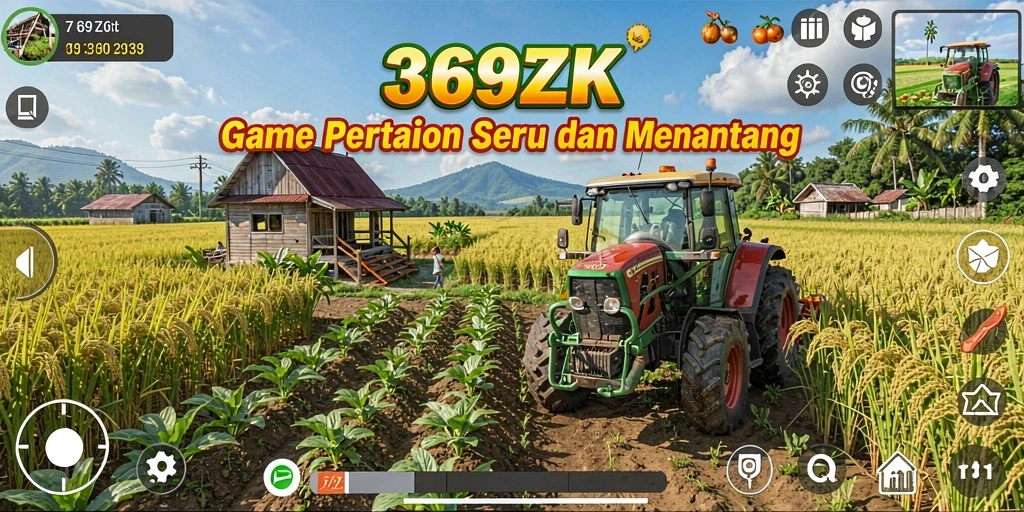 Tampilan gameplay seru di dunia pertanian 369ZK.