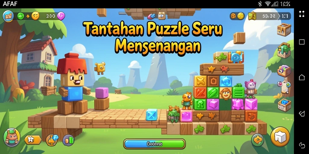 Tampilan gameplay AFAF yang menantang dan menarik.