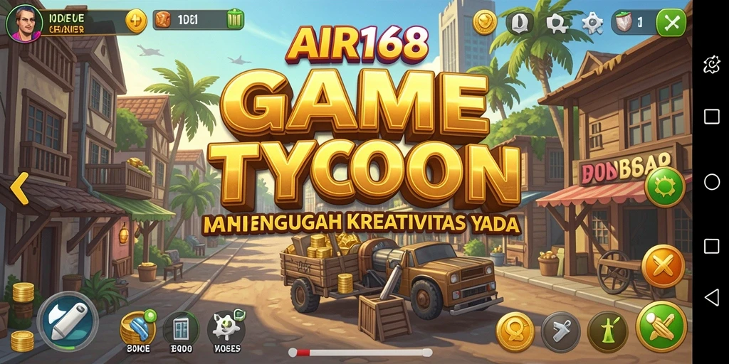 Tampilan gameplay menarik di game Tycoon AIR168.