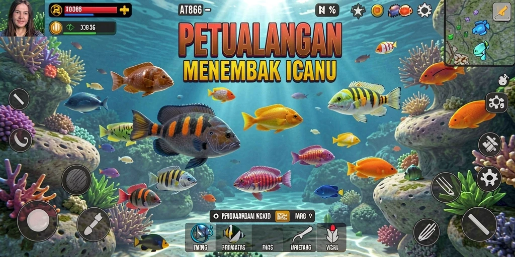 Tangkapan ikan spektakuler dalam permainan AT866.