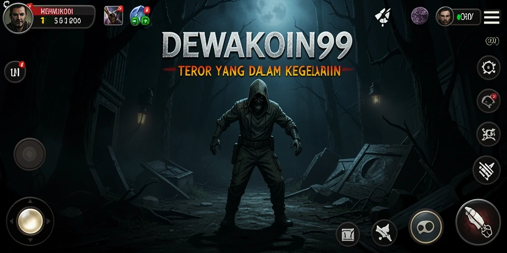 Gameplay DEWAKOIN99 dengan suasana Horror yang mencekam dan menegangkan.