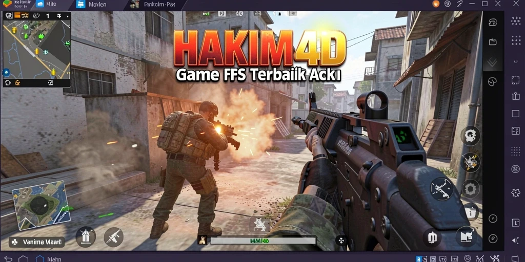 Screenshot dari gameplay HAKIM4D yang menampilkan aksi seru.