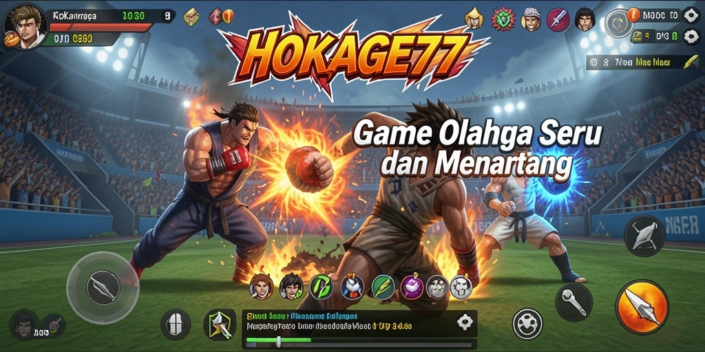 Tampilan gameplay HOKAGE77 yang menegangkan dan seru.