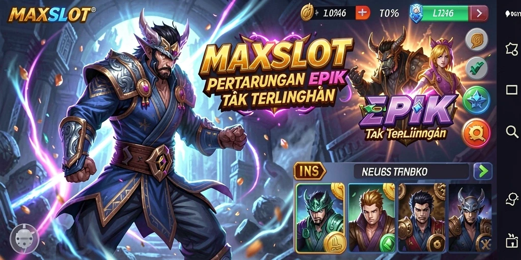 Gameplay seru dengan pertarungan intens di MAXSLOT.