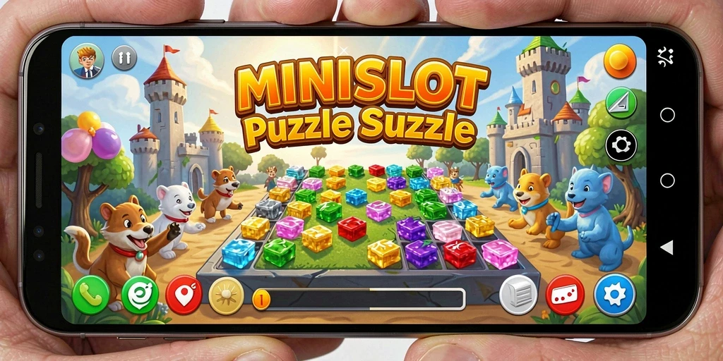 Gameplay menarik MINISLOT dengan berbagai tantangan puzzle.