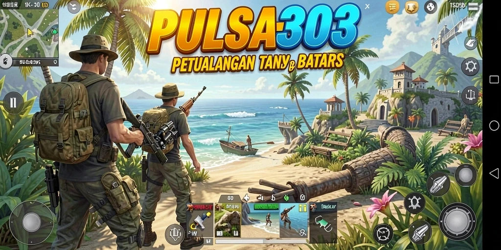 Tangkapan layar PULSA303 menunjukkan dunia terbuka yang luas dan detail.