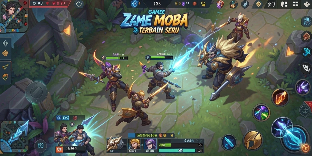 Tampilan gameplay menarik dalam ZK3 saat pertarungan berlangsung.